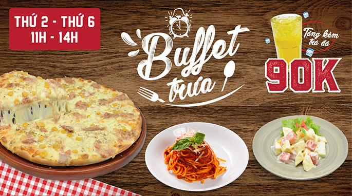 BUFFET TRƯA 90K