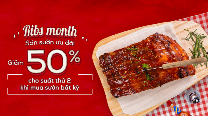 RIBS MONTH (1/4 RACK)