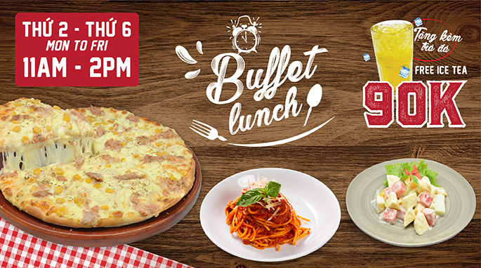 BUFFET TRƯA 90K