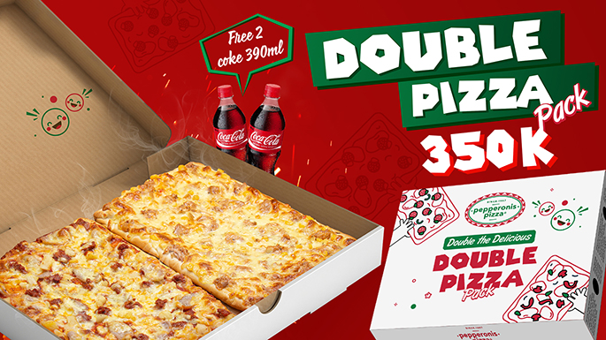 DOUBLE PIZZA PACK 350K